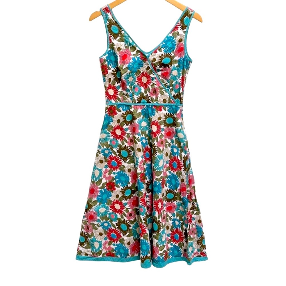 Boden Floral Dress Size 4 US (8UK)